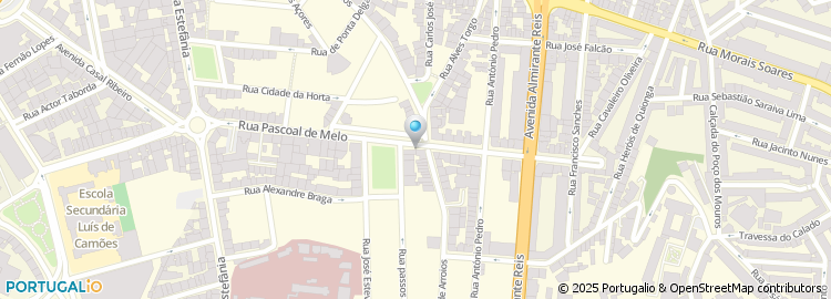 Mapa de Turicoop - Turismo Social e Juvenil, C.r.l.