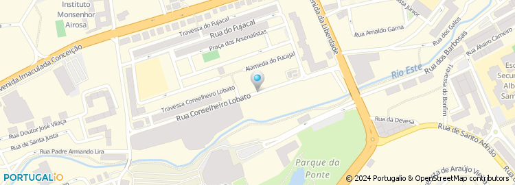 Mapa de Turiscar, Rent A Car, Braga