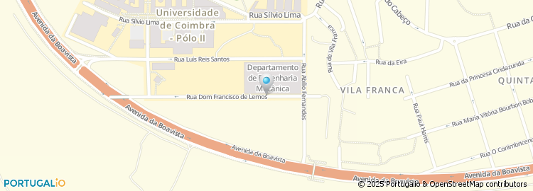 Mapa de UC, Instituto de Investigação Interdisciplinar