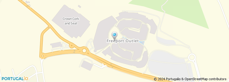 Mapa de Under Blue Outlet, Freeport