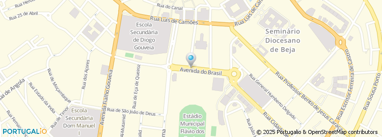 Mapa de União dos Sindicatos do Distrito de Beja