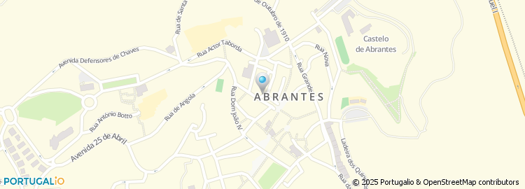 Mapa de União Panificadora de Abrantes