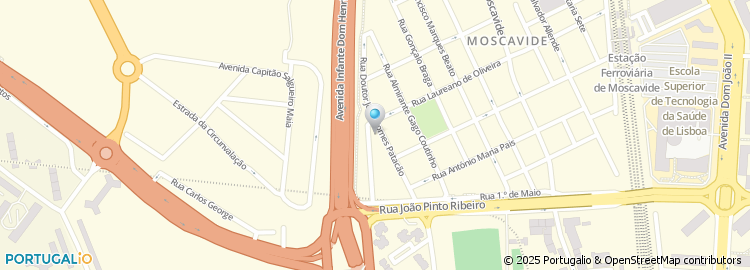 Mapa de Unidade de Cuidados de Saúde Personalizados Moscavide