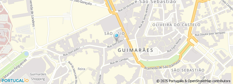 Mapa de Universidade Internacional de Yoga - Unidade Guimaraes