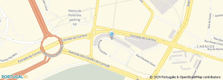 Mapa de Universidade Rainha Santa Isabel, Lda