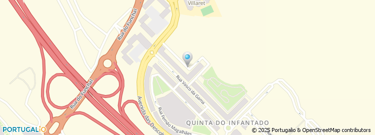 Mapa de Urbimed - Centro de Reabilitação e Manutenção Física do Infantado, Lda