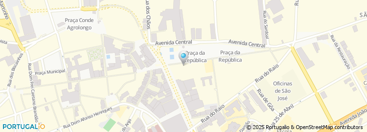 Mapa de Urgencia a Noite - Centro Medico da Avenida, Lda