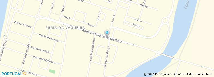 Mapa de Avenida Claudino Santos Costa