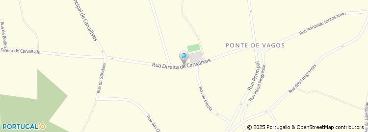 Mapa de Carvalhais