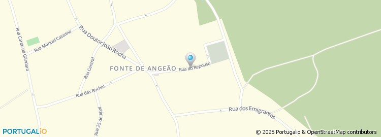 Mapa de Rua do Repouso