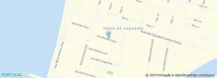 Mapa de Rua Manuel Lucas
