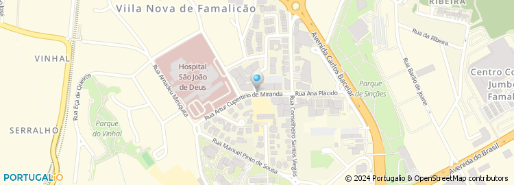 Mapa de Vale D  Este - Investimentos Imobiliarios, S.A. - Grupo Amandio Carvalho