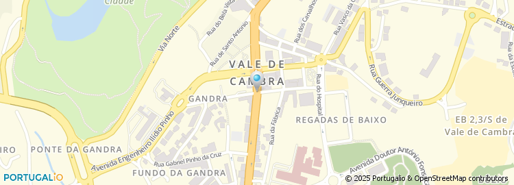 Mapa de Apartado 50, Vale de Cambra