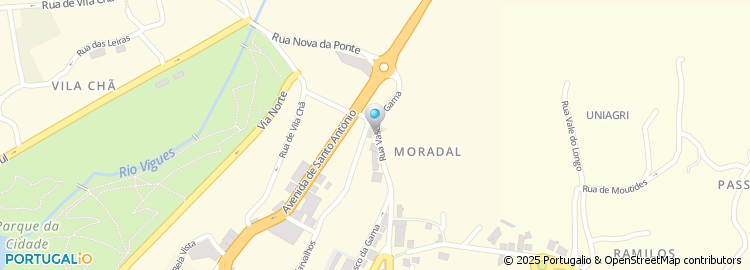 Mapa de Escadinhas das Almas