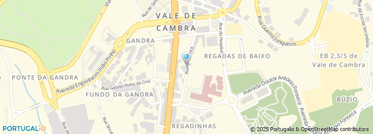 Mapa de Rua da Fábrica