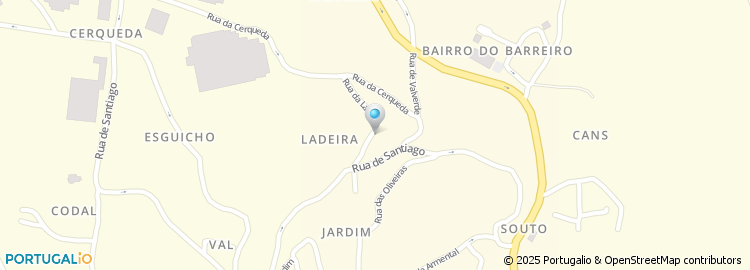 Mapa de Rua da Ladeira