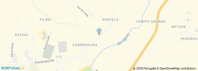 Mapa de Rua da Portelada