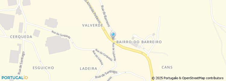 Mapa de Rua do Barreiro