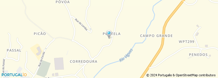 Mapa de Rua do Carvalho Santo
