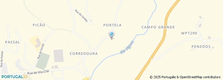 Mapa de Rua do Cortenhal