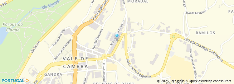 Mapa de Rua Eça de Queirós