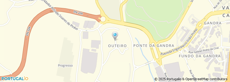 Mapa de Travessa do Alto do Outeiro