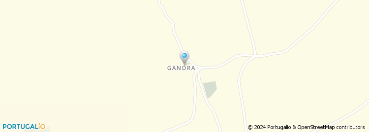 Mapa de Zona Industrial da Gandra
