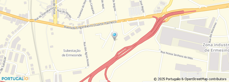Mapa de Estrada Nacional 318