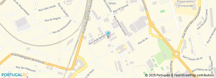 Mapa de Rua 1º de Dezembro