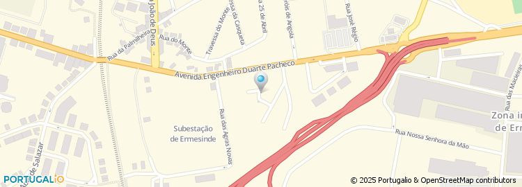 Mapa de Rua Antero Barbosa