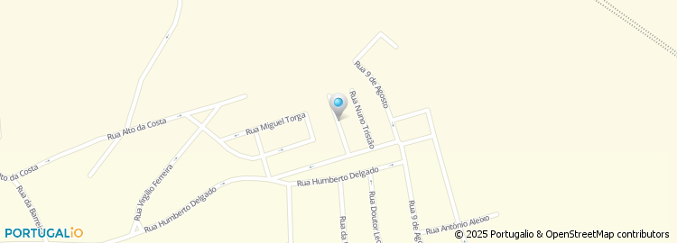 Mapa de Rua Aquilino Ribeiro