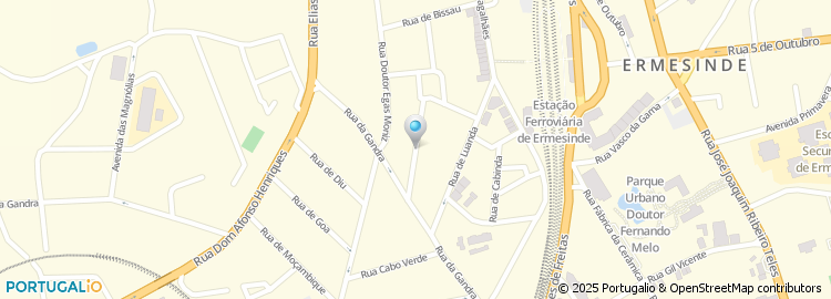Mapa de Rua Bento de Jesus Caraça