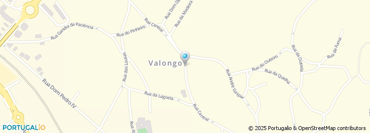 Mapa de Rua Central