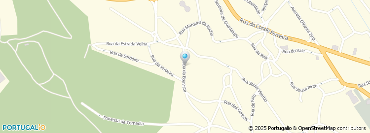 Mapa de Rua da Boavista