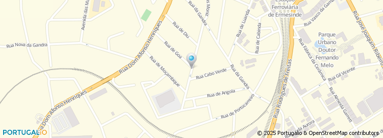 Mapa de Rua da Índia Portuguesa