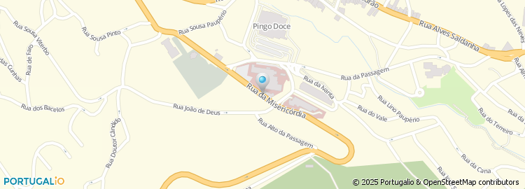 Mapa de Rua da Misericórdia