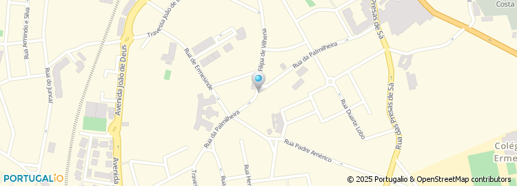 Mapa de Rua da Palmilheira