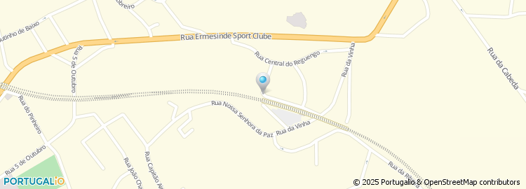 Mapa de Rua das Casas Novas