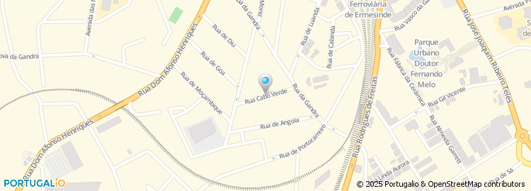 Mapa de Rua de Cabo Verde