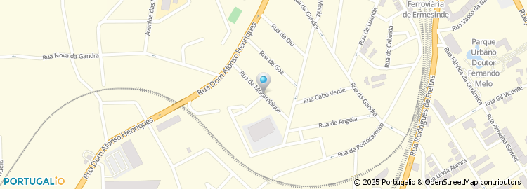 Mapa de Rua de Moçambique