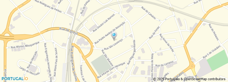 Mapa de Rua de São Lourenço