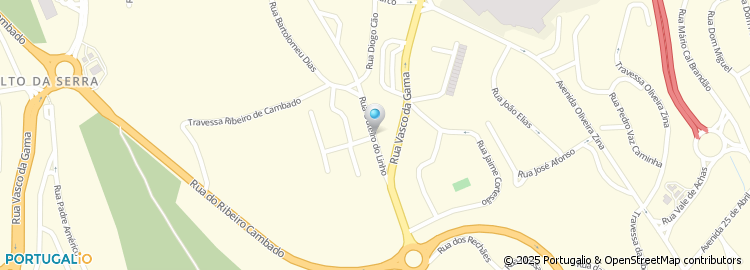 Mapa de Rua do Outeiro do Linho