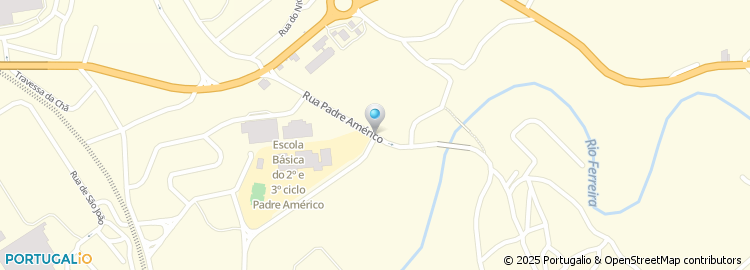 Mapa de Rua do Padre Américo