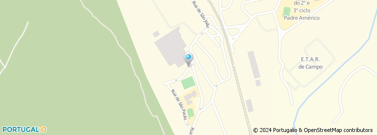 Mapa de Rua do Parque Infantil