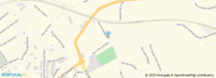 Mapa de Rua do Pinheiro