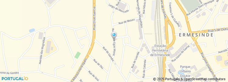 Mapa de Rua Doutor Egas Moniz