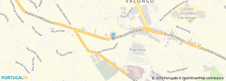 Mapa de Rua Doutor Nunes da Ponte