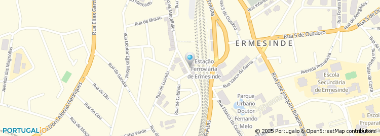 Mapa de Rua Engenheiro Armando de Magalhães