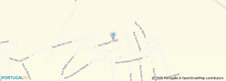 Mapa de Rua Miguel Torga