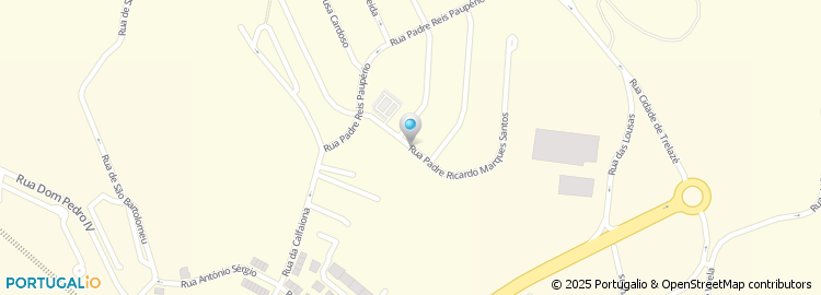 Mapa de Rua Padre Ricardo Marques Santos